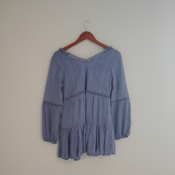 Indigo Thread Co 100% Cotton Periwinkle Dress - Picture 4 of 6